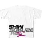 衝動的意匠物品店　「兄貴」のSHIKISOKUZE空（弐の紫 All-Over Print T-Shirt