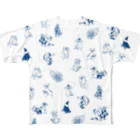 でんや　SUZURI店のねこまたT（A） All-Over Print T-Shirt