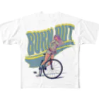 nidan-illustrationの"BURN OUT" フルグラフィックTシャツ