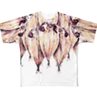 sand_ricefieldのアジ All-Over Print T-Shirt