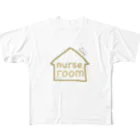 nurseroomのnurse room ウェア フルグラフィックTシャツ