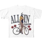 nidan-illustrationの"ALL IN -Track Club-" フルグラフィックTシャツ