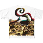 828423の黄金都市 All-Over Print T-Shirt