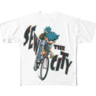 nidan-illustrationの"SEW the CITY" フルグラフィックTシャツ