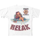 nidan-illustrationの"RELAX" All-Over Print T-Shirt