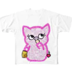 ぶたさんHOUSEの乙女な豚ちゃん All-Over Print T-Shirt