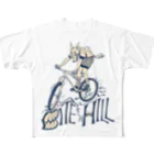 nidan-illustrationの"BITE the HILL" フルグラフィックTシャツ