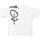 XXLのFUCK! フルグラフィックTシャツ