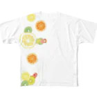 小桜森のラブバとフルーツ（横長） All-Over Print T-Shirt