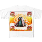 ぷくぷくショップの輝くアマビエ様 All-Over Print T-Shirt