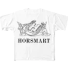 HORSMART公式ショップの色選べます『HORSMARTオリジナル商品』 フルグラフィックTシャツ