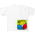 TOMMY★☆ZAWA　ILLUSTRATIONのきんきゅう。じたい。せんげん。 All-Over Print T-Shirt
