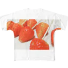 さ ゑ ぴ い な っ つの🍓いちご姫 フルグラフィックTシャツ