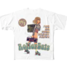 nidan-illustrationの"ROLLER EATS" フルグラフィックTシャツ