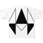 wayward storeの(SIZE-L)wayward logoT type-B フルグラフィックTシャツ