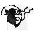 Rorschach_chの雷神 Rorschach  フルグラフィックTシャツ