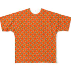 38　サンパチのちょっとちょっと【不安げ】　オレンジ All-Over Print T-Shirt
