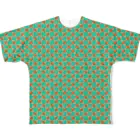 38　サンパチのちょっとちょっと【ノーマル】　グリーン All-Over Print T-Shirt