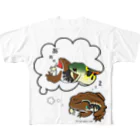 もむのふの爬虫類グッズやさんのヒキガエルの悪夢 All-Over Print T-Shirt