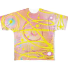 namkhaショップのエネルギーアート 喜び All-Over Print T-Shirt