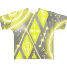 namkhaショップのエネルギーアート いかづち All-Over Print T-Shirt