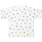 UMANIACのホースフェイスパターンTシャツ All-Over Print T-Shirt