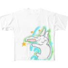 桂水『Variety Cloud』ののびのびうさぎ#1 フルグラフィックTシャツ