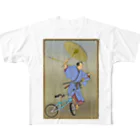 nidan-illustrationの"bmx samurai" #1 フルグラフィックTシャツ