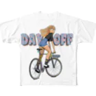 nidan-illustrationの"DAY OFF" フルグラフィックTシャツ