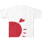 葉月ミトショップのちらかに フルグラフィックTシャツ