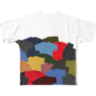 カレーゴハンナー  CURRYGOHANNERのTシャツたくさん All-Over Print T-Shirt