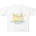 rainBoxの仲良しオカメちゃん All-Over Print T-Shirt