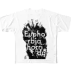 &ART315のEuphorbia_horrida（ユーフォルビア・ホリダ） All-Over Print T-Shirt