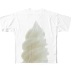 moiのソフトクリーム バニラ All-Over Print T-Shirt