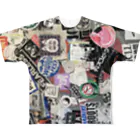 TOKYO STREET STICKERSのグラフィティ#11 All-Over Print T-Shirt