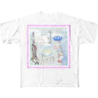 FUKUSHICHIHIROのテンプル All-Over Print T-Shirt