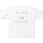 26giのレースCat フルグラフィックTシャツ