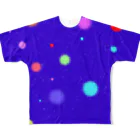 恐竜さんと仲間たちの宇宙風 フルグラフィックTシャツ