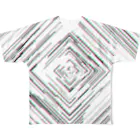 Takayosi Amagiの37. Square Swirl フルグラフィックTシャツ