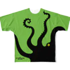 oba:obaのNO TENTACLE, NO LIFE. All-Over Print T-Shirt