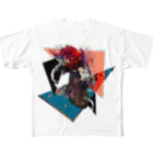 ▼△OCTA△▼の曼珠沙華：Re All-Over Print T-Shirt