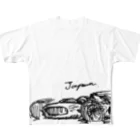 masakazeのjapan racing フルグラフィックTシャツ