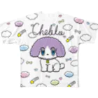 CHEBLOの大人用子ども服 フルグラフィックTシャツ