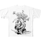 nidan-illustrationの"WHITE MUSTACHE CLUB"(タイトルなし) All-Over Print T-Shirt