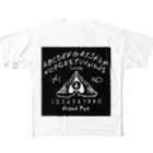 SumiReのウィジャボード　Ouija　黒 フルグラフィックTシャツ