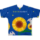 そいそいソイラテの夏サメ(シュモクザメ) All-Over Print T-Shirt