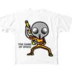 オリジナルデザインTシャツ　SMOKIN'の宇宙遊戯 ヌンチャクバージョン2 All-Over Print T-Shirt