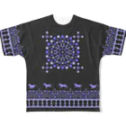 モノツクルヒト　Fuku～ふく～のモロッカン駈歩紫L、XLサイズ All-Over Print T-Shirt