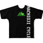 Ayapin8581のHACHIOJI cycle team T-shirt&mamepi All-Over Print T-Shirt