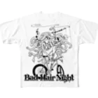 nidan-illustrationの“Bad Hair Night” フルグラフィックTシャツ